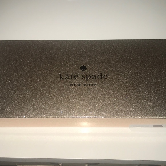 KATE SPADE ♠️ QUILTED METALLIC LEATHER CROSSBODY CARD CASE SET - Picture 12 of 15